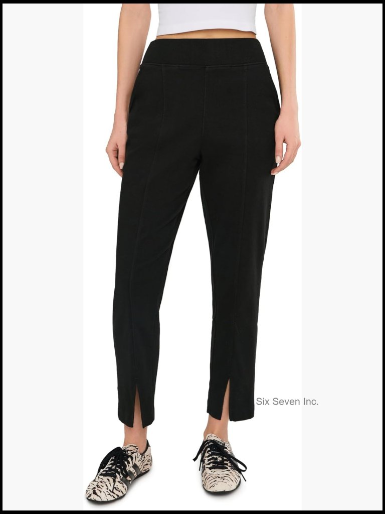 Women's Airplane Tapered Leg Pants With Slash Pockets